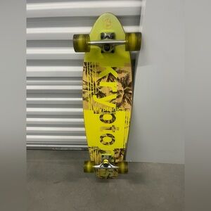 Yellow Longboard Skateboard
